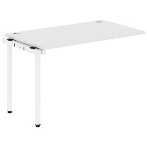 Стол промежуточный XTEN-S 120х70, белый/белый