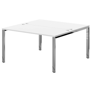 Бенч-система XTEN GLOSS 140х140, Белый/Нержавеющая сталь