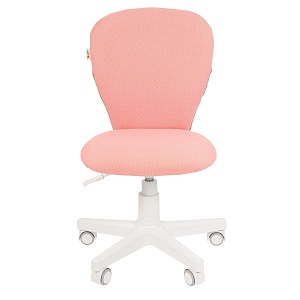 Детское компьютерное кресло CHAIRMAN KIDS 105, ткань TW, розовый, пластик белый