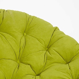 Кресло PAPASAN с подушкой, ткань флок олива/аntique brown