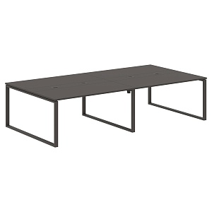 Стол для переговоров EDIS Q EQCT 3116, мокко/мокко, 3126х1606х750 мм