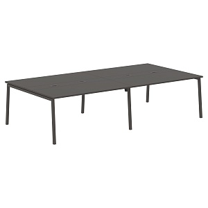 Стол для переговоров EDIS L ELCT 3116, мокко/мокко, 3126х1606х750 мм