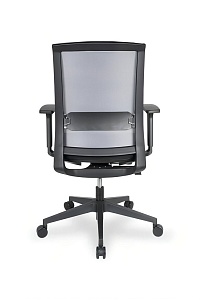 Офисное кресло College CLG-429 MBN-B черный/серый