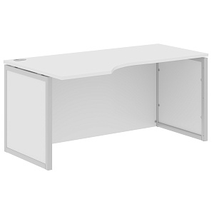 Стол эргономичный XTEN-QP XQPCET 169H(L), левый, белый/алюминий, 1600х900х750 мм