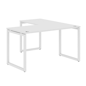 Стол угловой XTEN-Q, 140х150, белый/белый