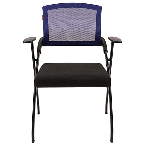 Офисное кресло CHAIRMAN NEXX, ткань стандарт/сетчатый акрил, черный/синий