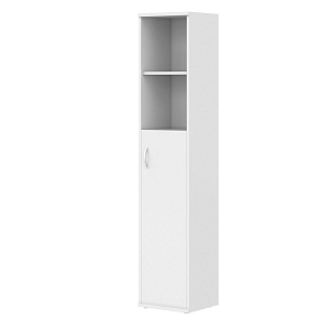 Шкаф-стеллаж IMAGO СУ-1.6(R), правый, белый, 406х365х1975 мм