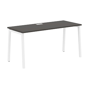 Стол прямой EDIS L ELST 1567, мокко/белый, 1560х670х750 мм