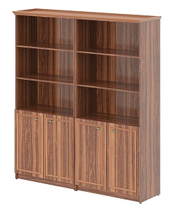 Шкаф-стеллаж RAUT RHC 180.5, орех даллас, 1808х466х2023 мм