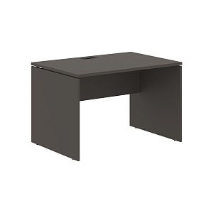 Стол прямой EDIS EDST 1180, мокко/черный, 1160х800х750 мм