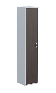 Шкаф высокий IMAGO СУ-1.9(L), венге магия/металлик, 406х365х1975 мм