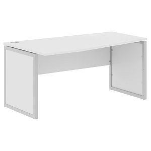 Стол эргономичный XTEN-QP XQPCT 169(L), левый, белый/алюминий, 1600х900х750 мм