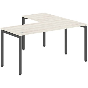 Стол угловой XTEN-S, сосна эдмонт/антрацит, 160х150