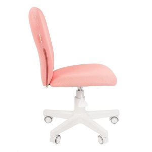 Детское компьютерное кресло CHAIRMAN KIDS 105, ткань TW, розовый, пластик белый
