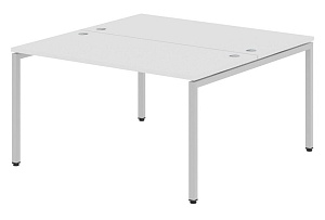 Бенч-система XTEN-S 140x140,  белый/алюминий