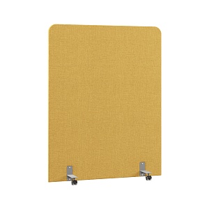 Акустическая перегородка на роликовых опорах RAND RA.R-140/180, желтый, 1400х28х1800 мм