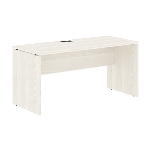 Стол прямой EDIS EDST 1567, ясень траун/черный, 1560х670х750 мм