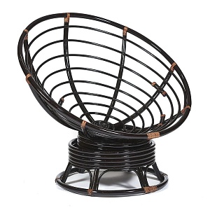 Кресло-качалка PAPASAN с подушкой, аntique brown