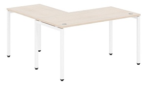 Стол угловой XTEN-S 140x150,  бук тиара/белый