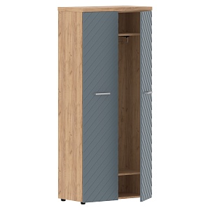 Гардероб TORR LUX TLCW 85, серо-голубой/дуб бофорд, 856х450х1968 мм