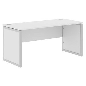 Стол рабочий XTEN-QP XQPST 167, белый/алюминий, 1600х700х750 мм