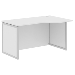 Стол эргономичный XTEN-QP XQPCET 149H(R), правый, белый/алюминий, 1400х900х750 мм