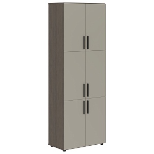 Шкаф высокий широкий VELION VHCS 80.8, аметист/дуб сильвер , 800х450х2253 мм