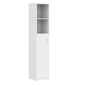 Шкаф-стеллаж IMAGO СУ-1.6(L), левый, белый, 406х365х1975 мм