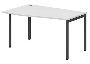 Стол эргономичный XTEN-S XSCT 149(L), левый, белый/антрацит, 1400х900х750 мм