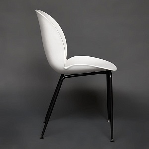 Стул Beetle Chair, металл/пластик белый