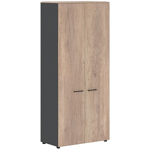 Шкаф высокий JAY JHC 85.1, дуб каньон/антрацит, 856х452х1949 мм