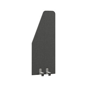 Акустическая перегородка на роликовых опорах RAND RA.S.R-70/180, графит, 700х28х1800 мм