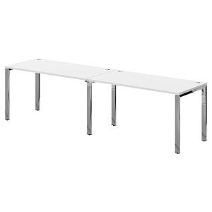 Бенч-система XTEN GLOSS 280х70, Белый/Нержавеющая сталь