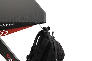 Игровой компьютерный стол SKILLL CTG-003, черный/красный, 1200х600х750 мм