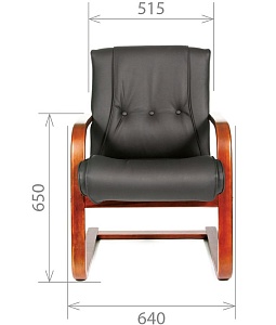 Офисное кресло CHAIRMAN 653V, натуральная кожа/экокожа