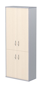 Шкаф комбинированный IMAGO СТ-1.3, клен/металлик, 770х365х1975 мм