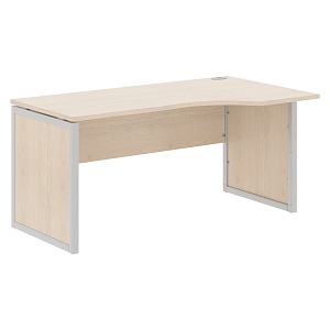 Стол эргономичный XTEN-QP XQPCET 169(R), правый, бук тиара/алюминий, 1600х900х750 мм