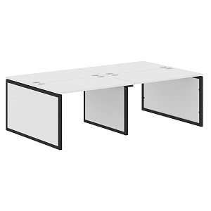 Бенч-система XTEN-QP XQPWST 2414, белый/антрацит, 2400х1406х750 мм