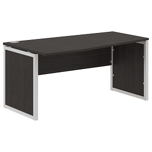 Стол эргономичный XTEN-QP XQPCT 169(L), левый, дуб юкон модерн/алюминий, 1600х900х750 мм