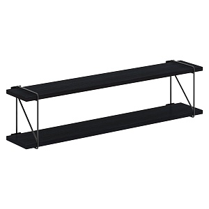 Полка с полкодержателями COFFEE SH3-ROD, дуб юкон модерн 860х166х214 COFFEE, 860х166х214 мм