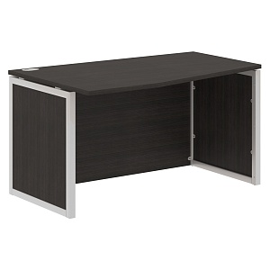 Стол эргономичный XTEN-QP XQPCT 149H(L), левый, дуб юкон модерн/алюминий, 1400х900х750 мм