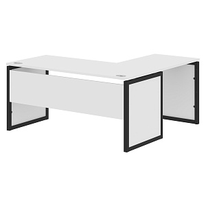 Стол угловой XTEN-QP XQPCT 1615, белый/антрацит, 1600х1500х750 мм